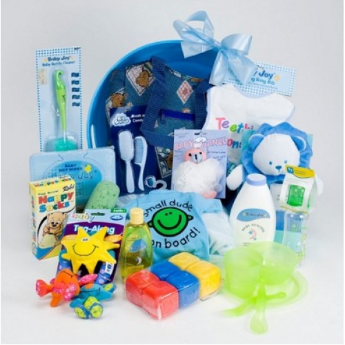 Hamper for baby boy